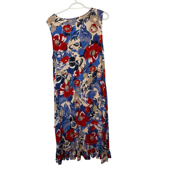 Plenty by Tracy Reese Daphne floral wrap dress multicolor women's size XL - Picture 4 of 5